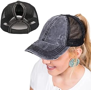 Бейсболка ProMindFun Womens Pony Hat High Ponytail Baseball Cap ProMindFun