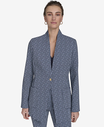 Women's Gingham-Print Snap-Front Jacket Tommy Hilfiger