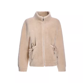 Wool Stand-Collar Zip Jacket Maximilian