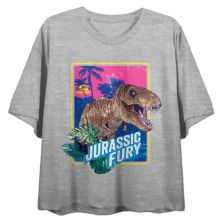 Детская футболка с короткими рукавами и графическим принтом Bioworld Jurassic World T-Rex Fury BIOWORLD