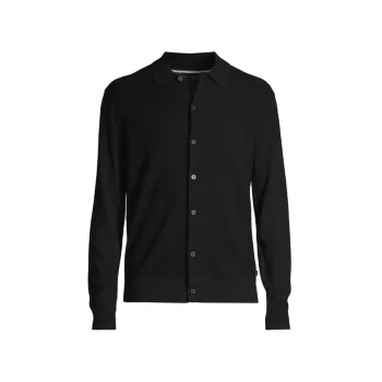 Oidar Wool Polo Sweater Ted Baker