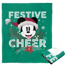 Disney’s Mickey Mouse Festive Cheer Holiday Throw Blanket Licensed Character