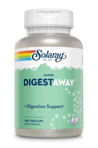 Solaray Super Digestaway™ -- 180 капсул Solaray