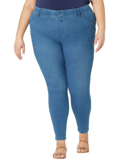 Ультрамягкие джинсовые леггинсы больших размеров с высокой талией HUE
