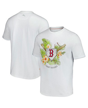 Мужская белая футболка Boston Red Sox Island League Tommy Bahama