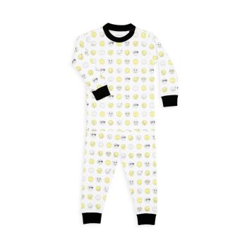 Baby Boy's &amp; Little Boy's Happy Faces 2-Piece Pajama Set Baby Noomie