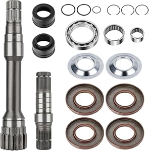 Front Differential Axle Intermediate Shaft Kit Replacement for 2012-2021 Dodge Ram 1500 4WD Inner Shaft Kit Part# 68146594AB, 68146594AA, 722N695BKA 68257420AF, 68257421AF, 68257422AF Flynsu