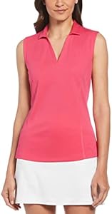 PGA TOUR Women's Airflux Sleeveless Golf Polo Shirt Pga Tour