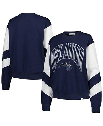 Women's Navy Orlando Magic 2023/24 City Edition Nova Crew Sweatshirt '47 Brand