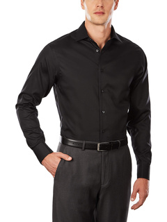 Классическая рубашка обычного кроя с французскими манжетами без железа в елочку Calvin Klein