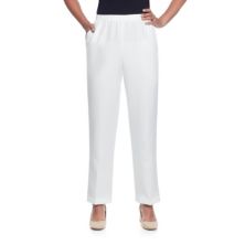 Plus Size Alfred Dunner Pull-On Straight-Leg Pants Alfred Dunner