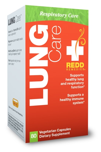 Redd Remedies Lung Care™ — 80 вегетарианских капсул Redd Remedies