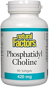 Natural Factors - Phosphatidyl Choline (PC) 420mg, Supports Healthy Liver Function, 90 Soft Gels (Мягкие капсулы) Natural Factors