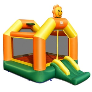 Infans Inflatable Bounce Castle Jumping House Kids Playhouse w/ Slide Blower Excluded INFANS