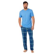 Мужская пижамная футболка с короткими рукавами Cuddl Duds® и пижамные штаны с принтом Cuddl Duds