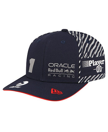 Мужская темно-синяя кепка Max Verstappen Red Bull Racing Driver 9FIFTY Snapback New Era