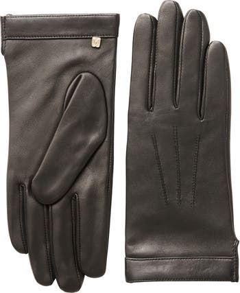 Кожаные перчатки на кашемировой подкладке Bruno Magli