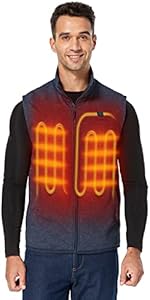 Мужская Пуховая жилетка ORORO Heated Vest с батареей, легкая флисовая жилетка ORORO