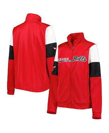 Женская спортивная куртка Red Chicago Bulls Change Up с молнией во всю длину G-III