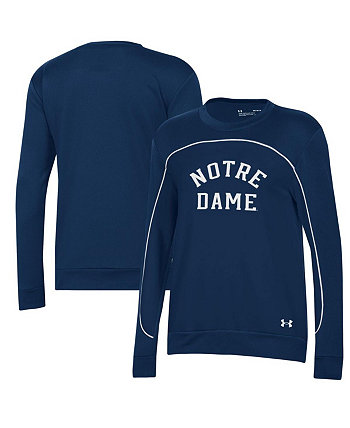 Женский темно-синий пуловер с цветными блоками Notre Dame Fighting Irish Under Armour
