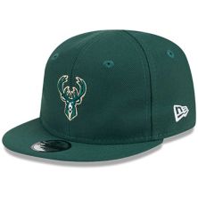 Newborn & Infant New Era Hunter Green Milwaukee Bucks My First 9FIFTY Evergreen Adjustable Hat New Era