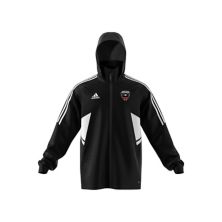 Men's adidas Black D.C. United Full-Zip Hoodie Rain Jacket Adidas