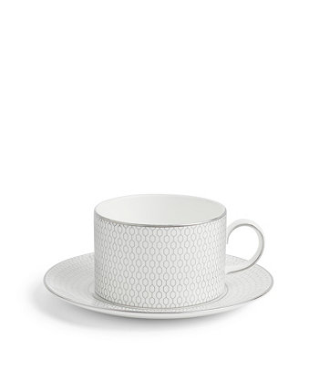 Набор чайных чашек и блюдец Gio Platinum, 2 предмета Wedgwood