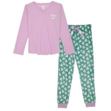 Sleep On It Girls 2-piece Fleece Pajama Set Sleep On It