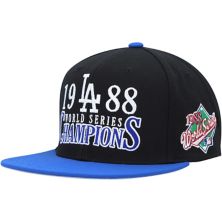 Men's Mitchell & Ness Black Los Angeles Dodgers World Series Champs Snapback Hat Mitchell & Ness