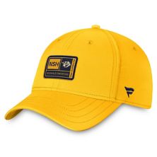 Men's Fanatics Branded  Gold Nashville Predators Authentic Pro Training Camp Flex Hat Fanatics
