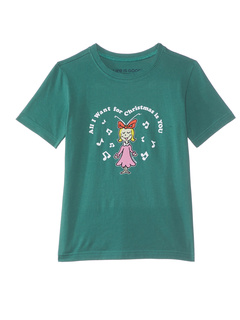 Винтажная футболка Cindy-Lou Heart с короткими рукавами Crusher™ (для малышей/маленьких детей/больших детей) Life is Good