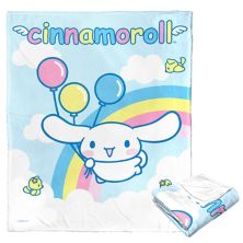 Cinnamoroll Rainbow Clouds Throw Blanket Licensed Character