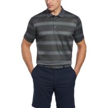 Мужская жаккардовая рубашка-поло для гольфа с короткими рукавами и полосками омбре для турниров Grand Slam Grand Slam