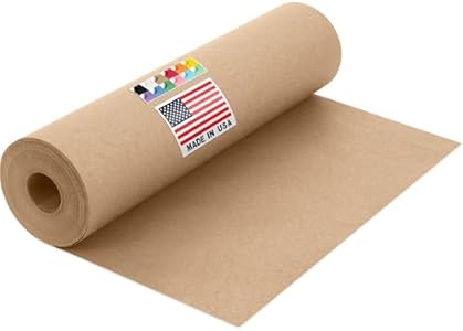 12" x 1200" USA Made Black Kraft Paper Roll, 45 lbs Thickness, American Quality Colored Roll Paper for School, Bulletin Kraft Paper - Odorless, Non-Toxic, Safe for Kids Paclord