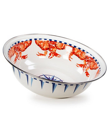 Коллекция эмалированной посуды Crab House Коллекция эмалированной посуды Сервировочная миска на 4 литра Crab Shack Golden Rabbit