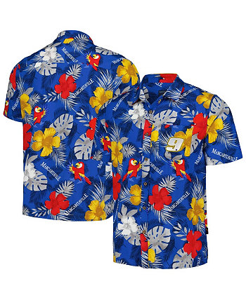 Мужская рубашка на пуговицах с цветочным принтом Royal Chase Elliott Island Life Margaritaville