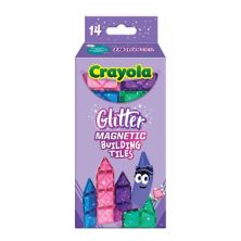 CreateOn Crayola Glitter Magnetic Building Tiles CreateOn