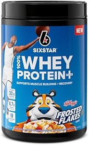 Six Star Whey Protein Powder (Порошок) Plus | Muscle Building & Recovery Plus Immune Support | Muscle Builder for Men & Women | Kellogg’s Froot Loops Flavor | 1.8lb Six Star