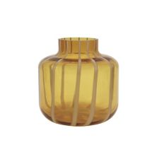 Sonoma Goods For Life® Yellow Striped Small Vase Table Decor SONOMA