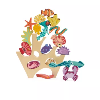 Складывание коралловых рифов из 19 предметов Tender Leaf Toys