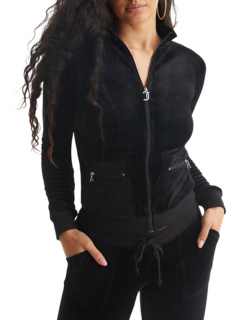 Спортивная куртка Heritage с воротником-стойкой и рисунком на спине Juicy Couture