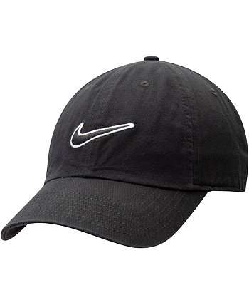 Мужская черная регулируемая шляпа Heritage 86 Essential Nike