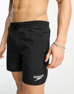 Черные шорты для плавания 16 дюймов Speedo Essentials Speedo