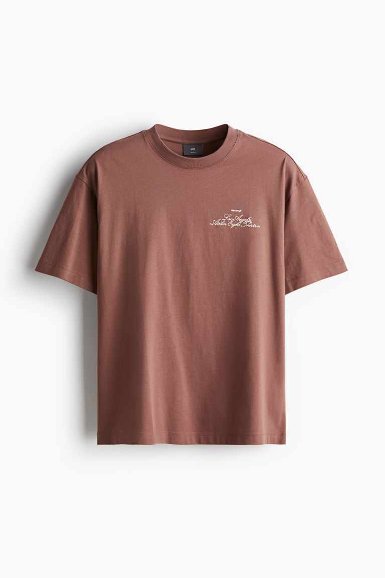 Loose Fit Printed T-shirt H&M