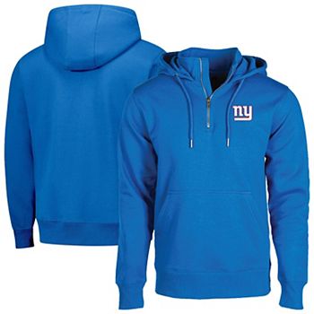 Унисекс худи Dunbrooke Royal New York Giants с четвертой молнией из водоотталкивающей ткани с утепленным воротником Dunbrooke