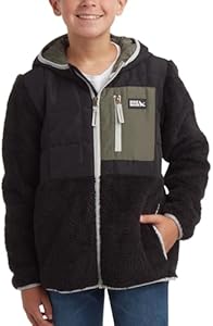 Eddie Bauer Kids' Fleece Jacket - Soft Fleece Sherpa Lined Hooded Jacket for Boys and Girls - Cozy Full Zip Up Hoodies (5-20) Eddie Bauer