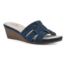 Cliffs by White Mountain Candyce Women's Wedge Sandals Cliffs by White Mountain
