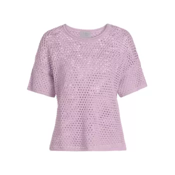 Boxy Crocheted T-Shirt Stellae Dux
