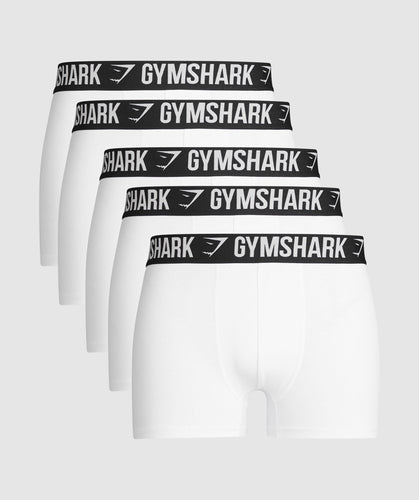 Боксёры Gymshark, 5 штук, мягкий эластичный материал, удобная резинка Gymshark