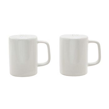 Mingle & Co. 2-Piece Whiteware Salt & Pepper Shaker Set Mingle & Co.